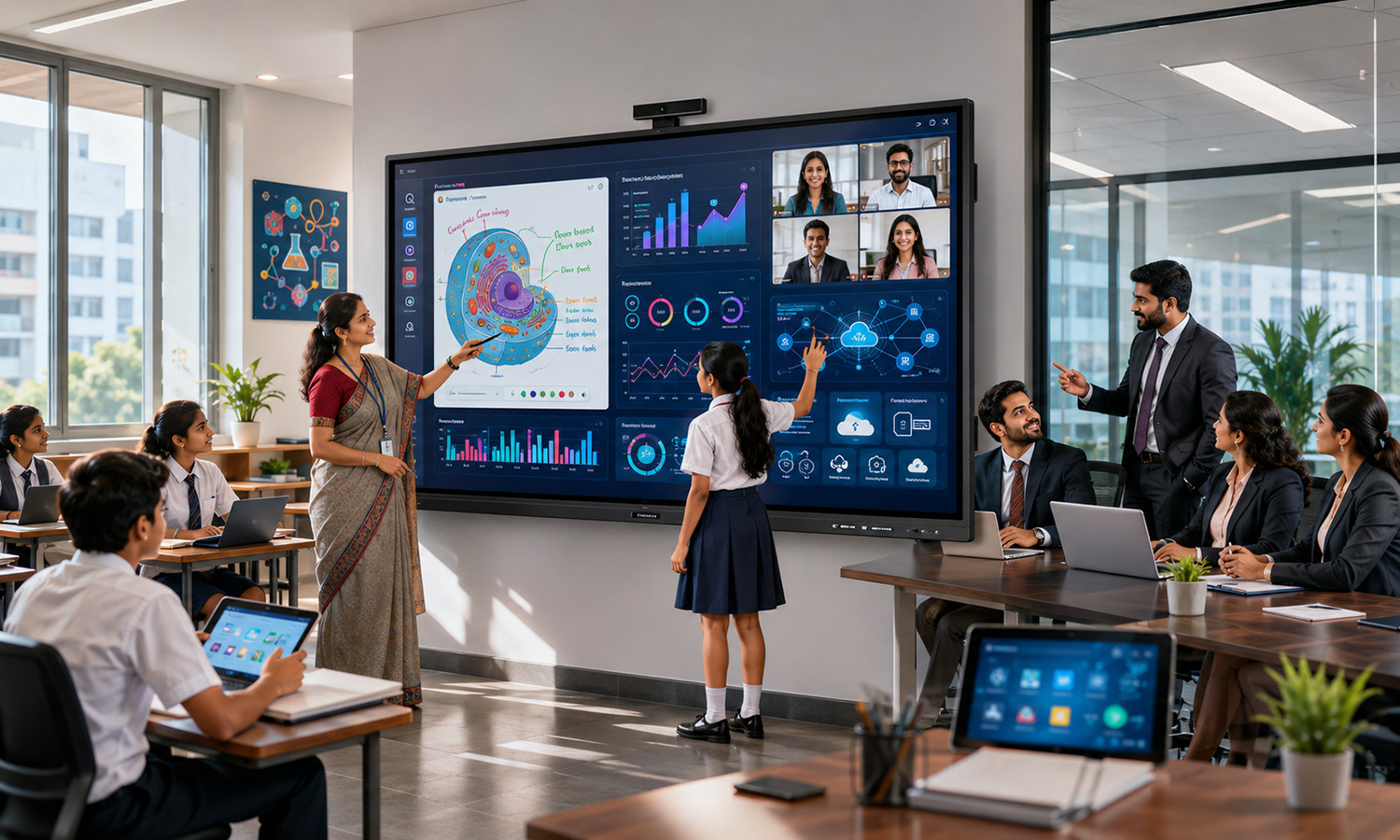 Interactive Flat Panel: Transforming Collaboration, Learning, and Business Communication